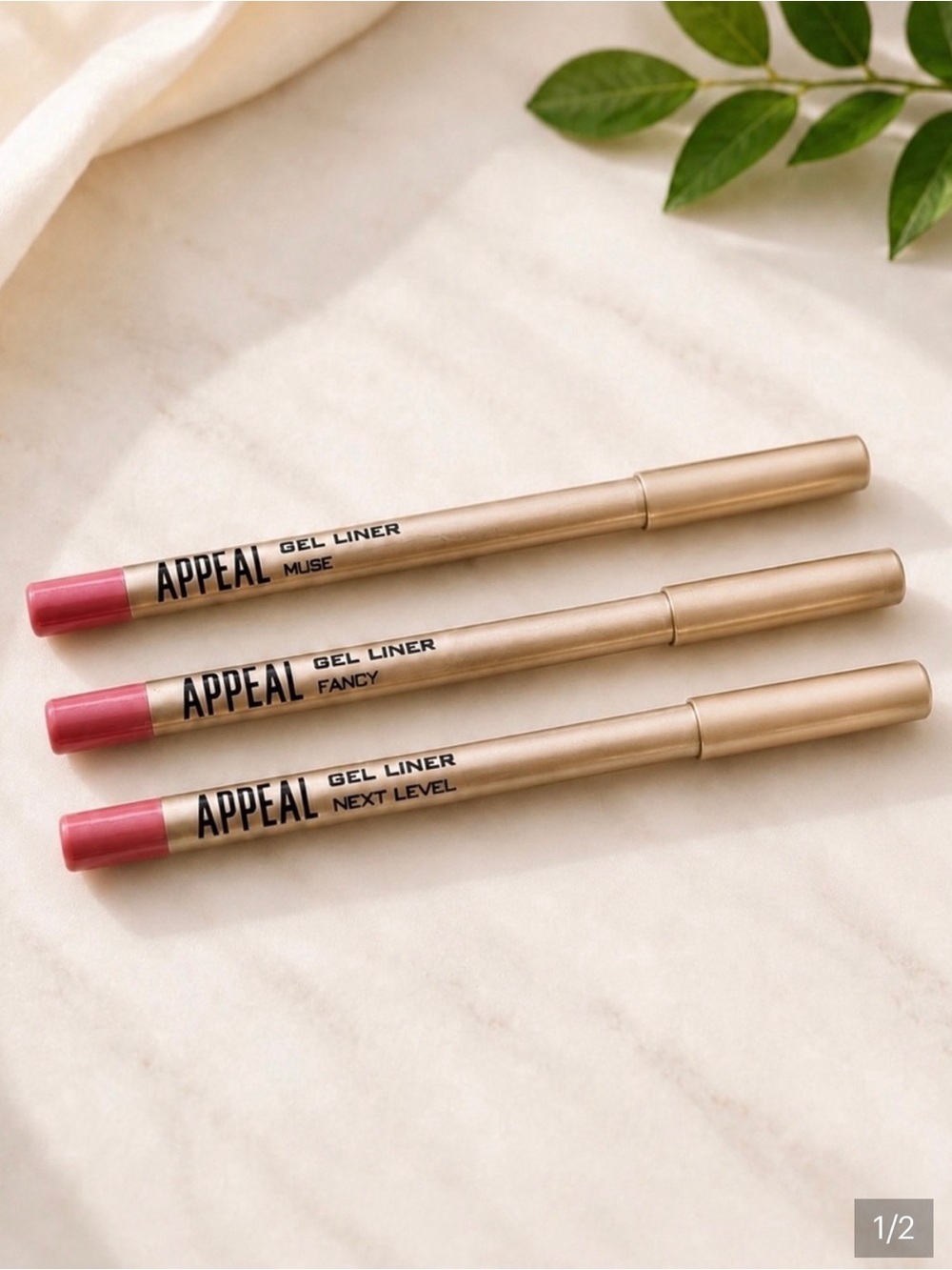 APPEAL Gel PINK Lip Liner Trio Set Muse, Fancy & Next Level Long-Wear Creamy pc